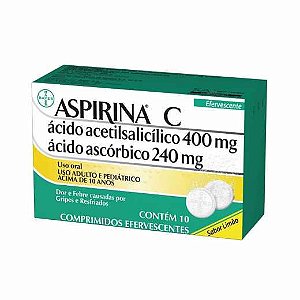 ASPIRINA C CX.C/10 COMP.EFERVESCENTE