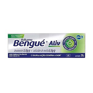 BÁLSAMO BÉNGUE ALIV GEL 20G. ( LEVOMENTOL SALICILATO DE METILA )