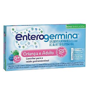 ENTEROGERMINA SUPLEMENTO ALIMENTAR C/10 FRASCOS 5ML ( BACILLUS CLAUSII )