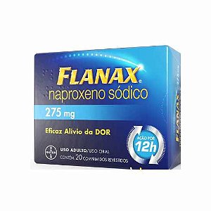 NAPROXENO FLANAX 275MG CX.C/20 COMP.REVEST.