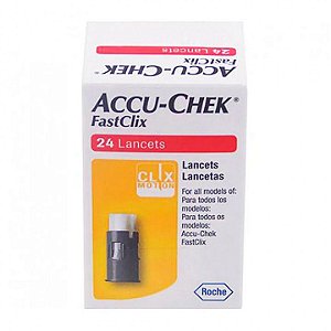 LANCETAS ACCU-CHEK FASTCLIX C/24 UNIDS.