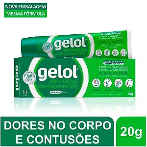 GELOL 52,5MG/G + 20MG/G POMADA 20G. ( SALICILATO METILA CÂNFORA LEVOMENTOL )
