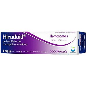 HIRUDOID 5MG/G 500 POMADA C/40G. ( POLISSULFATO MUCOPOLISSACARÍDEO )