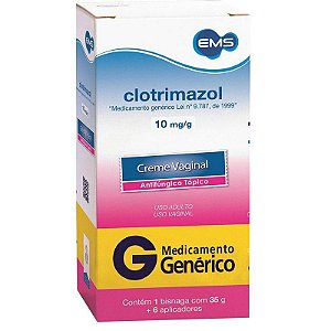 CLOTRIMAZOL 10MG/G CR.VAGINAL +6 APLIC. (EMS)