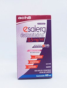 DESLORATADINA ESALERG 0,5MG/ML XAROPE 60ML