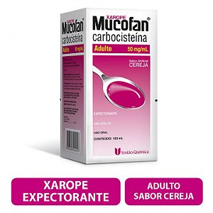 MUCOFAN 50MG/ML XAROPE ADULTO 100ML CARBOCISTEÍNA