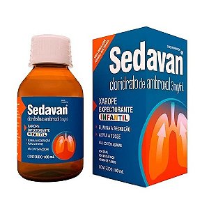SEDAVAN 15MG/5ML XAROPE INFANTIL 100ML SB.FRAMBOESA ( AMBROXOL )