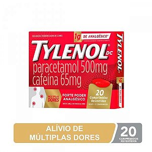 TYLENOL DC C/20 COMP.REVESTIDOS