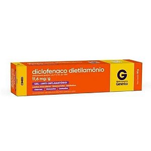 DICLOFENACO DIETILAMÔNIO 11,6MG/G 60G.(CIMED)