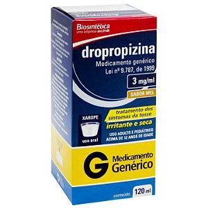 DROPROPIZINA 3MG/ML 120ML SB.MEL