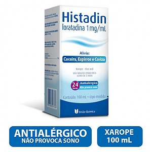 HISTADIN 1MG/ML XAROPE 100ML LORATADINA
