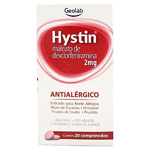 HYSTIN 2MG C/20 COMPRIMIDOS