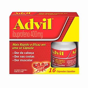 ADVIL 400MG CX.C/16 CÁPS.LIQ.