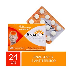 ANADOR 500MG C/24 COMPRIMIDOS DIPIRONA