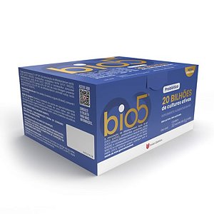 BIO5 PROBIÓTICO 20 BILHÕES DE CULTURAS ATIVAS C/30 SACHÊS 4G.