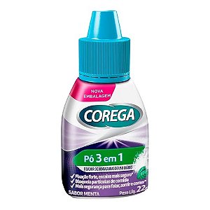 COREGA PÓ FIXADOR DENTADURA 22G.
