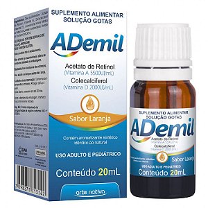ADEMIL GOTAS C/20ML  SB.LARANJA