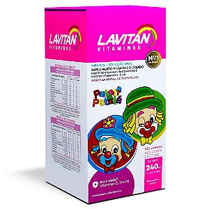 LAVITAN INFANTIL SOL.ORAL 240ML SB.TUTTI-FRUTTI