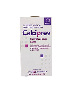 CALCIPREV 500MG C/60 COMPRIMIDOS CARBONATO CALCIO
