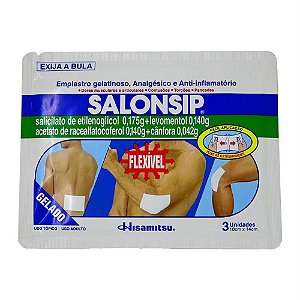 SALONSIP ADESIVO FLEXÍVEL C/3 UNIDADES