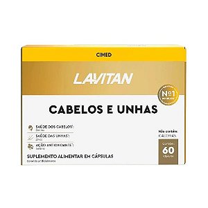 LAVITAN CABELOS E UNHAS C/60 CÁPSULAS