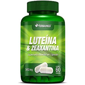 LUTEÍNA+ZEAXANTINA HERBAMED 500MG C/60 CÁPSULAS LOJA