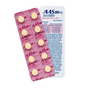 AAS 100MG C/10 COMPRIMIDOS