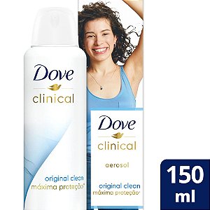 DOVE CLINICAL AEROSOL 150ML  - ORIGINAL CLEAN