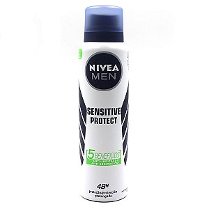 NIVEA MEN ANTITRANSPIRANTE AEROSOL 150ML - SENSITIVE PROTECT