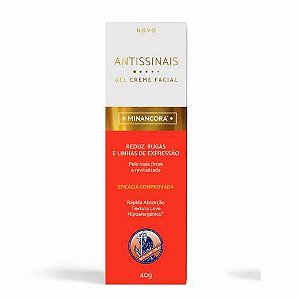 MINANCORA ANTISSINAIS GEL CREME FACIAL 40G.