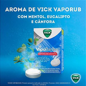VAPO BANHO VAPORES RELAXANTES C/3 PASTILHAS