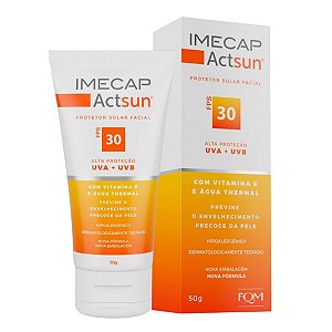 IMECAP ACTSUN PROTETOR SOLAR FACIAL FPS30 50G.