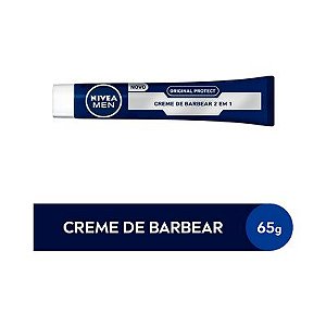 NIVEA MEN CREME BARBEAR 2 EM 1 ORIGINAL PROTECT 65G.