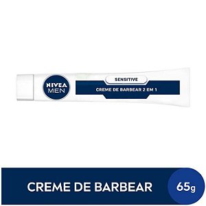 NIVEA MEN CREME BARBEAR 2 EM 1 SENSITIVE 65G.