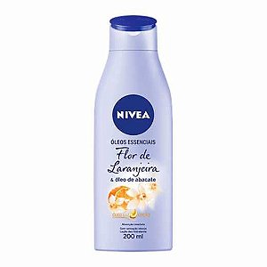 NIVEA LOÇÃO HIDRATANTE ÓLEO ESSENCIAIS 200ML - FLOR DE LARANJEIRA