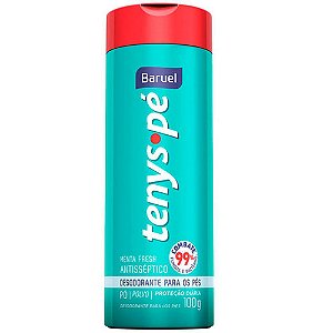 TALCO TÊNIS PÉ BARUEL 100G. - MENTA FRESH