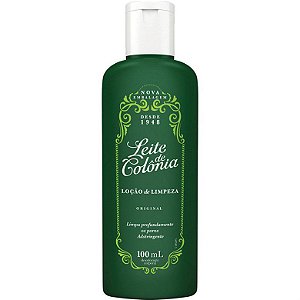 LEITE DE COLÔNIA LOÇÃO LIMPEZA 100ML - ORIGINAL