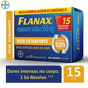 NAPROXENO FLANAX 550MG C/15 COMPRIMIDOS