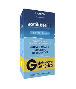 Cisteil xarope infantil 20mg/ml com 120ml - Geolab