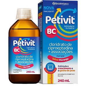 PETIVIT BC ESTIMULANTE APETITE 240ML SB.MORANGO