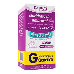 CLORIDRATO AMBROXOL 30MG/5ML XAROPE 120ML ( PRATI )