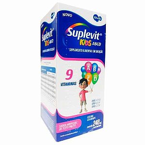 SUPLEVIT KIDS ABCD 9VITAMINAS 240ML SB.TUTTI FRUTTI