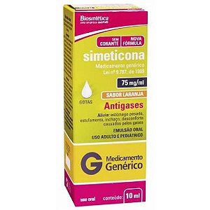 SIMETICONA 75MG/ML GOTAS 10ML SB.LARANJA (ACHÉ)