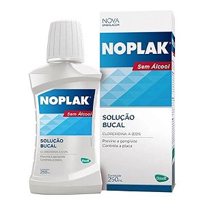 NOPLAK SOLUÇÃO BUCAL SEM ÁLCOOL 250ML