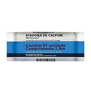 ATADURA CREPOM 13 FIOS 20CM X 1,8M NEVE