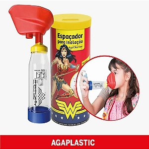ESPAÇADOR PARA INALAÇÃO AGACHAMBER MULHER MARAVILHA