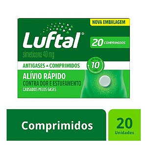LUFTAL 40MG CX.C/20 COMPRIMIDOS SIMETICONA