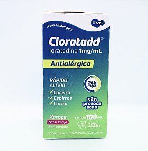 CLORATADD XAROPE FR.C/100ML LORATADINA