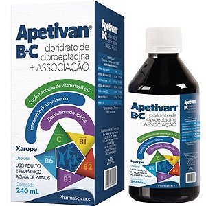 APETIVAN BC XAROPE C/240ML ESTIMULANTE APETITE