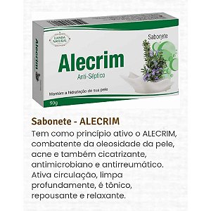 SABONETE ALECRIM 90G LIANDA NATURAL